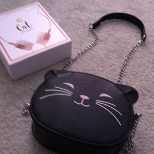 Charming Charlie cat crossbody bag